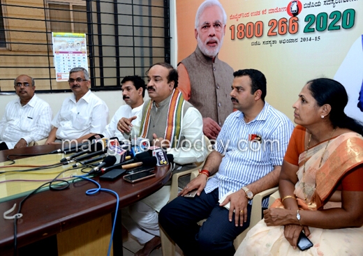 Ananthkumar in BJP office